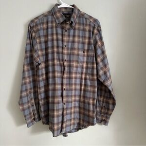 Arrow Mens Small Plaid Flannel Button Down Shirt New w/o tags (I6)